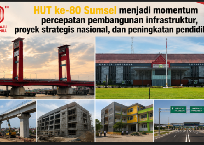 HUT ke-80 Sumsel, Pemerintah Fokus Percepatan Pembangunan dan Pendidikan