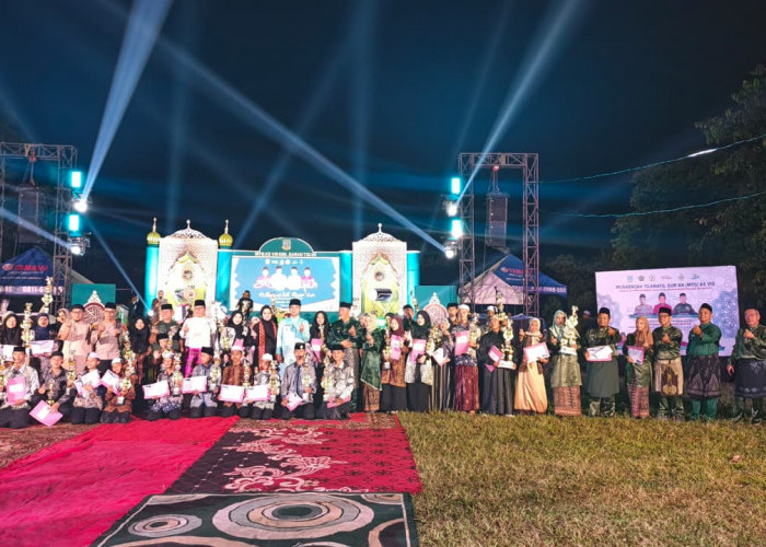 PLN ULP Seberang Kota Sukses Jaga Keandalan Listrik Tanpa Kedip di Malam Penutupan MTQ Kecamatan Danau Teluk