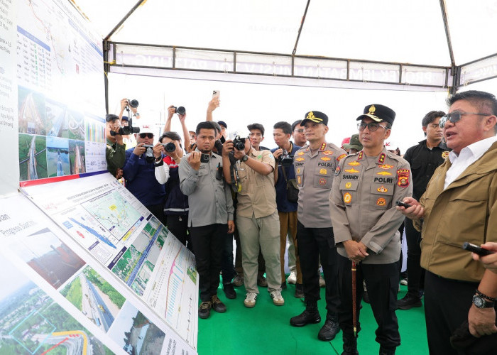 Polda Sumsel Siapkan Pengamanan Mudik, Kapolda Tinjau Jalur Tol Kapal Betung