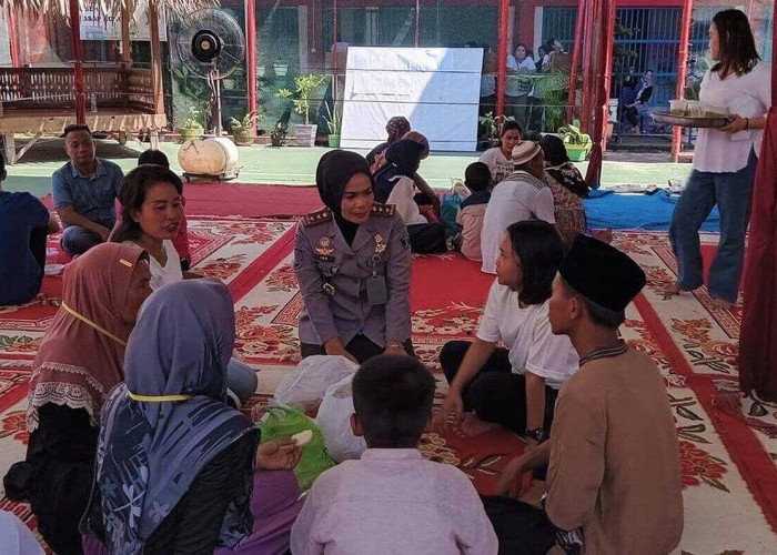 Momen Temu Haru Warnai Lapas Perempuan Kelas IIA Palembang Rayakan Kunjungan Idulfitri 1445 Hijriah