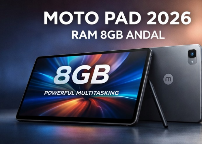 Moto Pad 2026 Hadir dengan RAM Canggih, Performa Stabil untuk Produktivitas Modern