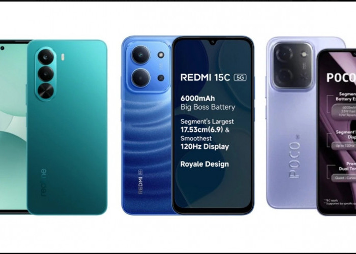 Realme P4x, Redmi 15C, dan 2 Lainnya: HP Terbaru Di bawah Rp 3 juta Yang Patut Dilirik