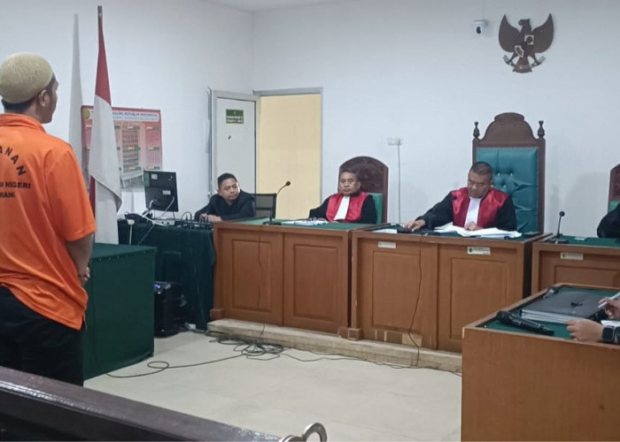 Hakim Jatuhkan Vonis 3 Bulan 20 Hari pada Terdakwa Pencurian Motor di Sukarami Karena Sudah Berdamai