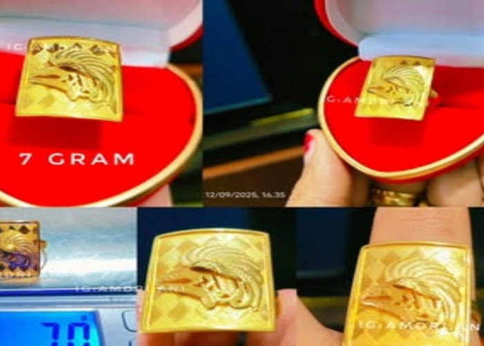 Keindahan Burung Surga dalam Balutan Cincin Emas yang Elegan