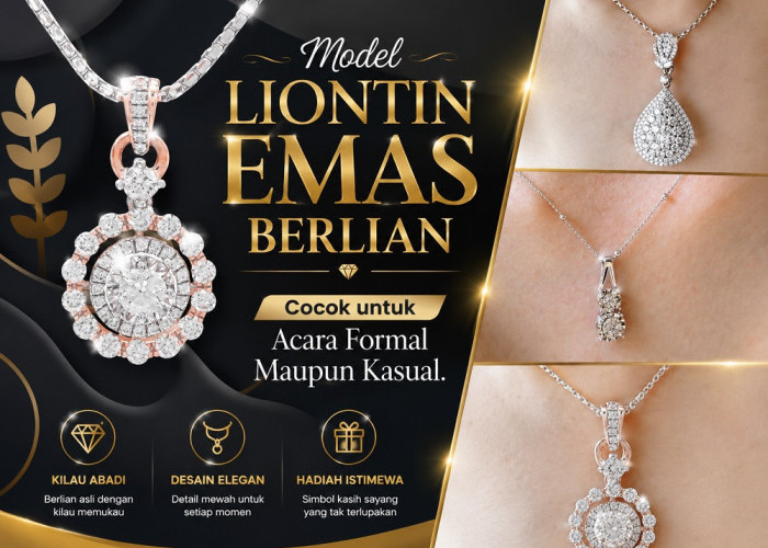 Inspirasi Gaya Memakai Liontin Emas Berlian, Cocok untuk Tampilan Kasual hingga Formal