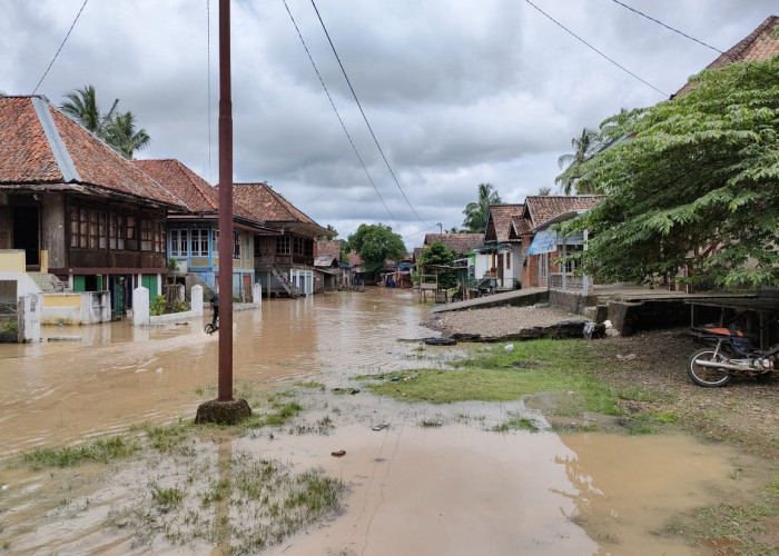 Jalan Lintas Sekayu Lubuk Linggau Terendam Banjir dan Tidak Bisa Dilalui 