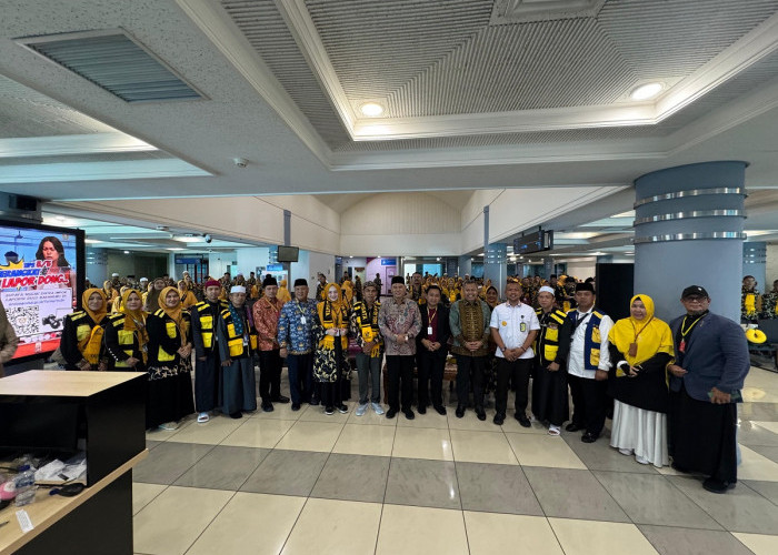 Holiday Angkasa Wisata Lepas 433 Jemaah Umroh Langsung Dari Palembang ke Jeddah