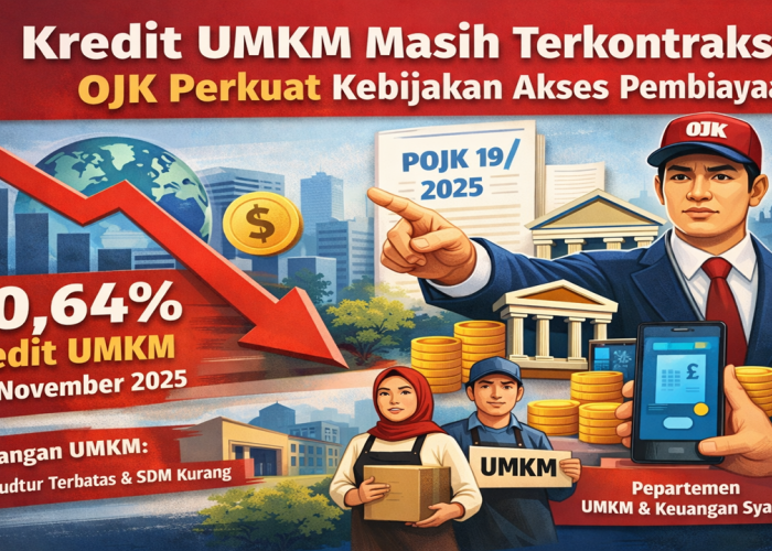 Kredit UMKM Masih Terkontraksi, OJK Perkuat Kebijakan Akses Pembiayaan