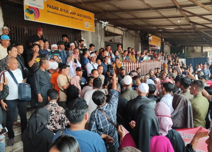  Tolak Revitalisasi! Pedagang Pasar 16 Ilir Bergerak Hadang Perumda Pasar dan PT BCR 