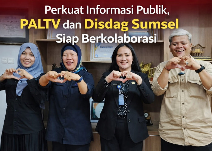 PALTV Jajaki Kolaborasi Program Bersama Dinas Perdagangan Sumsel