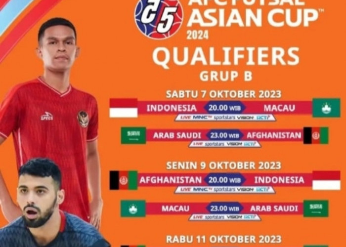 Jadwal Pertandingan Timnas Futsal Indonesia vs Makau di Kualifikasi Piala Asia Futsal 2024