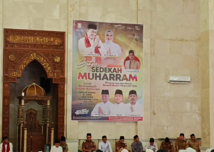 Peringati Tahun Baru Islam, Pemkab Banyuasin Berbagi kepada yang Membutuhkan. 