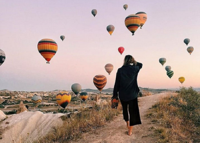 Naik Balon di Kapadokya Turkiye: 'Its My Dream' Seharga Rp3- 5 juta untuk Satu Orang