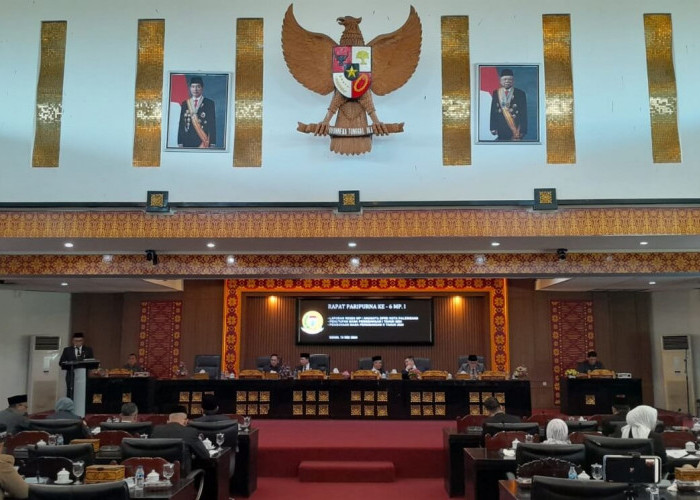 DPRD Kota Palembang Sampaikan Laporan Reses pada Rapat Paripurna Ke-6 Masa Persidangan I