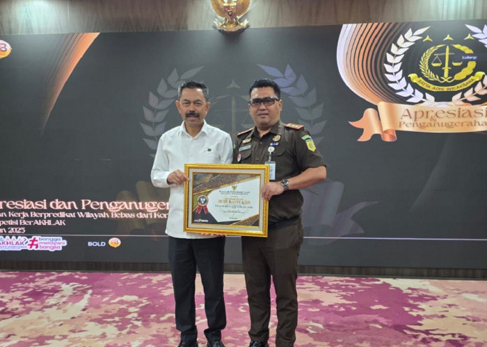 Kejari Muba Raih Predikat WBK 2025, Tegaskan Komitmen Pelayanan Bersih dan Berintegritas