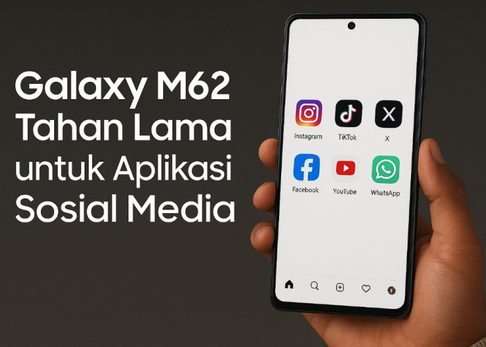 Galaxy M62, Andalan Baru Anak Muda untuk Maraton Media Sosial Tanpa Henti