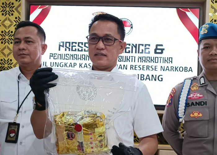 Kurir Sabu Lintas Provinsi Asal Pulau Bangka Ditangkap Satres Narkoba Polrestabes Palembang 