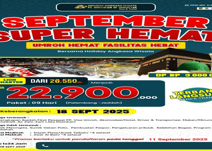 Holiday ANgkasa Wisata Beri Kejutan Kepada Calon Jemaah Umrah : Berangkat Dulu Bayar Kemudian