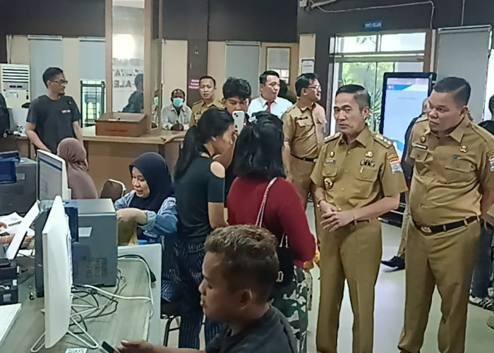 Awali Hari Pertama Pasca Libur Lebaran, Pj Walikota Palembang Lakukan Sidak Kedisiplinan 