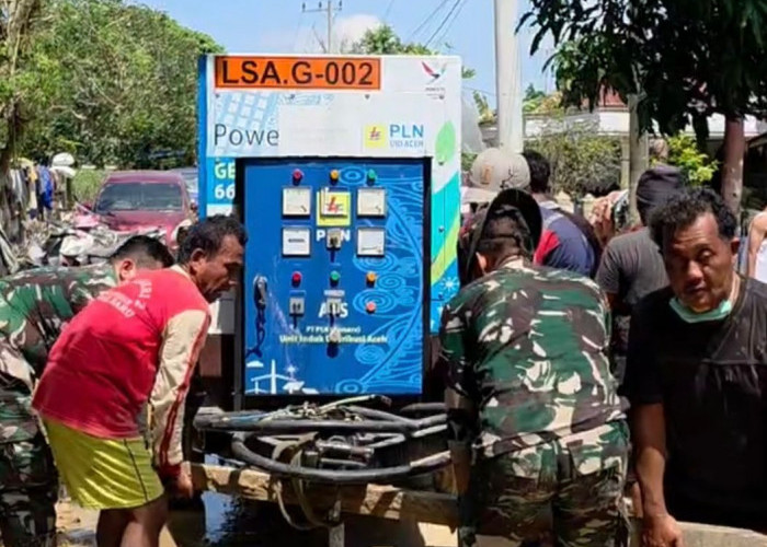 RS Aceh Tamiang dan Posko Pengungsian Menyala! Genset PLN Dukung Layanan Perawatan Korban Pascabencana