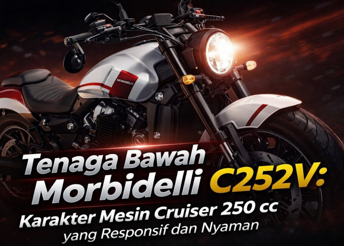 Tenaga Bawah Morbidelli C252V: Karakter Mesin Cruiser 250 cc yang Responsif dan Nyaman