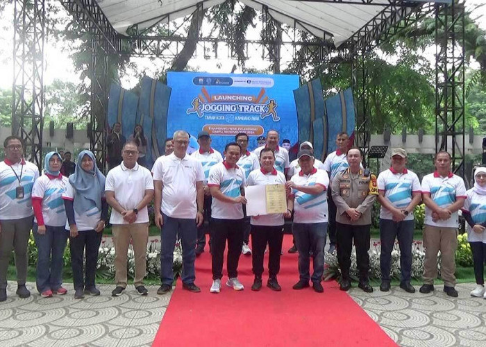 Pemkot Palembang Resmikan Jogging Track di Kambang Iwak, Persiapkan Fasilitas Pendukung Baru