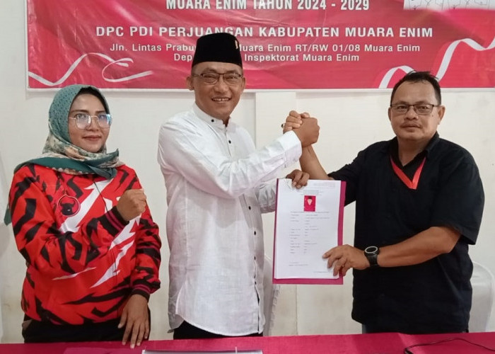 Optimis Dapat Restu Partai, Sekjen PDIP Muara Enim Maju Pilkada 2024