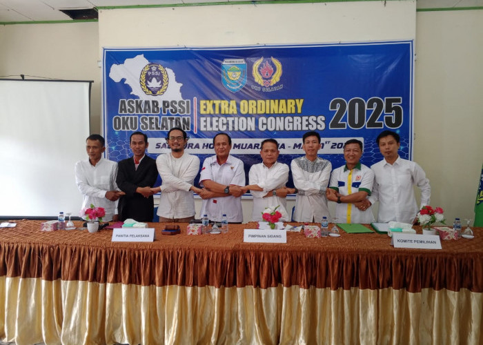 Kongres PSSI OKU Selatan Lahirkan Ketua Baru