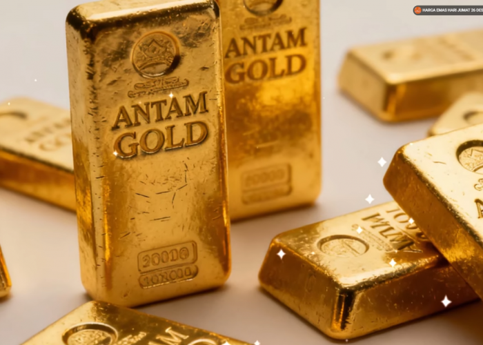 Harga Emas Antam Melemah di Akhir Tahun, Turun Rp 9.000 per Gram