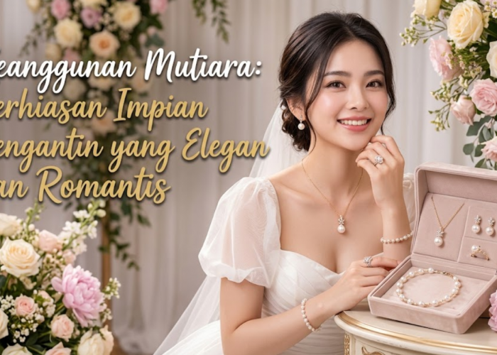 Set Perhiasan Mutiara, Hadiah Elegan untuk Pasangan Tersayang