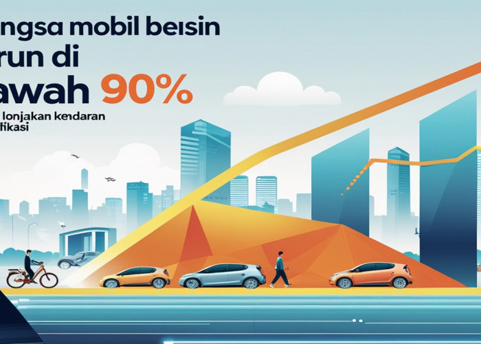 Pangsa Mobil Bensin Turun di Bawah 90% Seiring Lonjakan Kendaraan Elektrifikasi