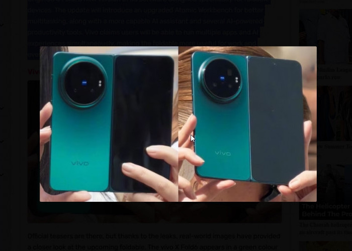 Vivo X Fold 6 Mulai Diteaser Resmi, Bocoran Foto Langsung Ungkap Desain HP Lipatnya