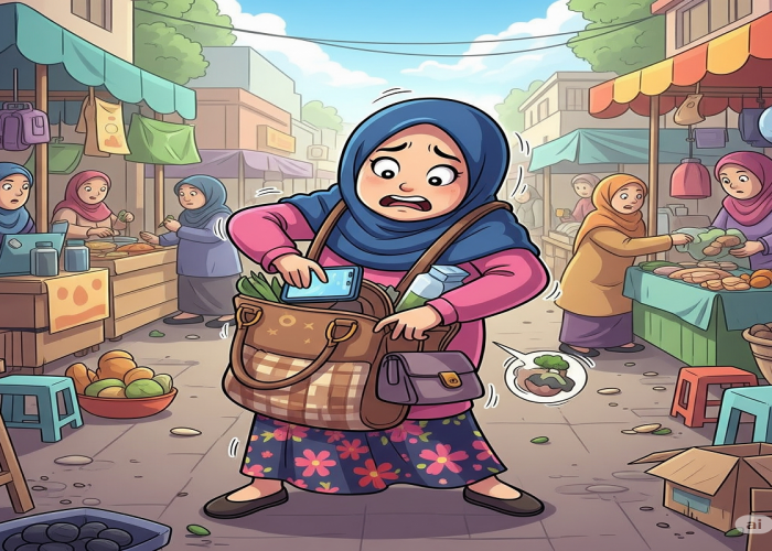 Pelajar SMA di Palembang Kecopetan Saat Belanja, Dua HP Raib dari Tas Ibunya