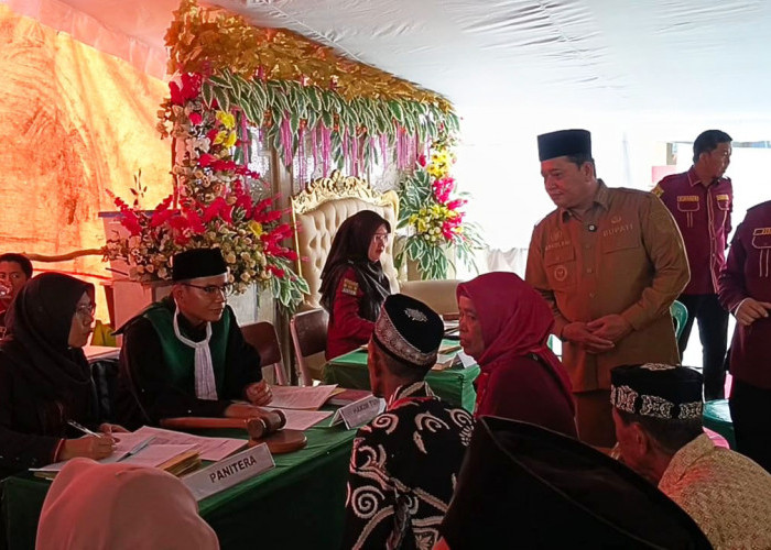 55 Pasangan Suami Istri di Banyuasin Ikuti Sidang Isbat Nikah