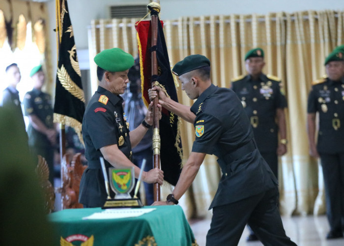 Pimpin Sertijab 5 PJU Kodam, Pangdam II/Sriwijaya Ingatkan Penegakan Disiplin Anggota 