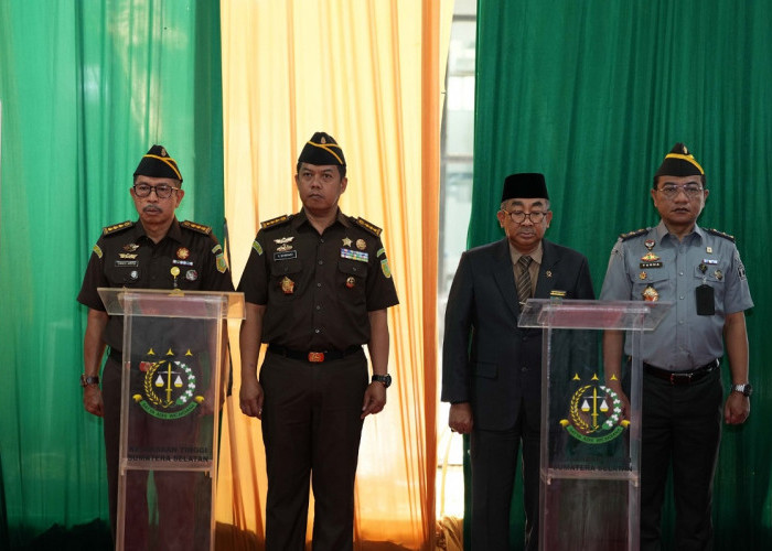 Kanwil Kemenkum Sumsel Hadiri Pelantikan Pejabat Struktural di Kejati Sumsel