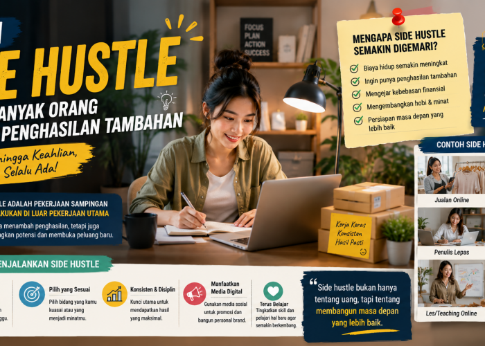 Tren Side Hustle: Ketika Banyak Orang Mencari Penghasilan Tambahan