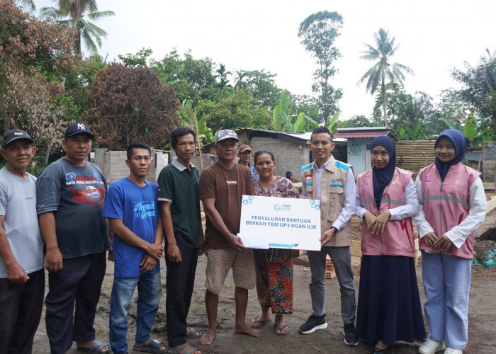Peduli Korban Kebakaran, YBM PLN UP3 Ogan Ilir Salurkan Bantuan Pembangunan Kembali Rumah Warga