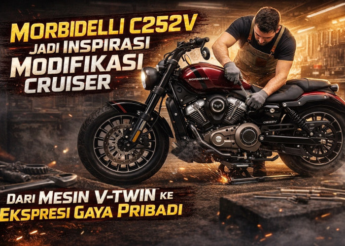 Morbidelli C252V Jadi Inspirasi Modifikasi Cruiser, Dari Mesin V-Twin ke Ekspresi Gaya Pribadi