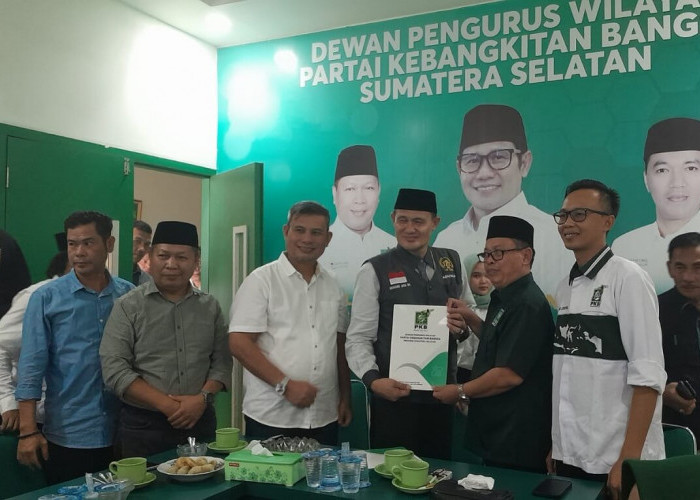 Tim Kuasa Mawardi Yahya-Harnojoyo Ambil Formulir Pendaftaran Bacagub dan Bacawagub ke DPW PKB Sumsel