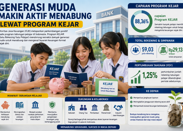 Generasi Muda Makin Aktif Menabung Lewat Program KEJAR