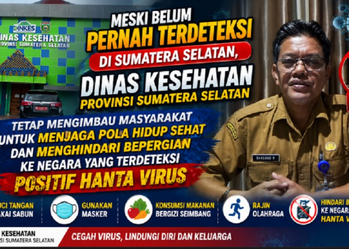 Sumsel Negatif Hanta Virus, Masyarakat Tetap Diminta Waspada 