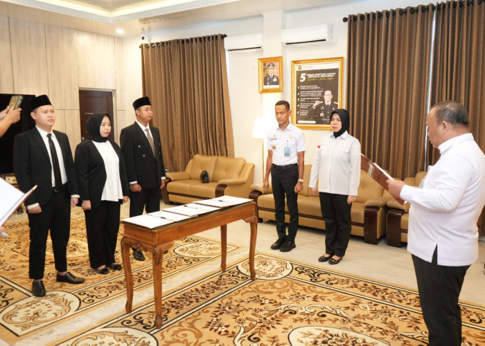 Kakanwil Kemenkum Sumsel Lantik Tiga Notaris Pengganti Guna Jamin Layanan Kenotariatan