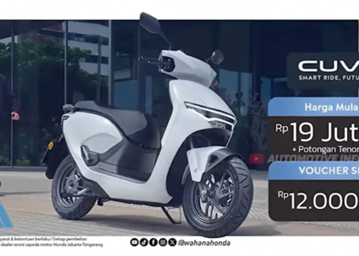  Honda CUVi : Motor Listrik Harga Aslinya Bikin Garuk Kepala