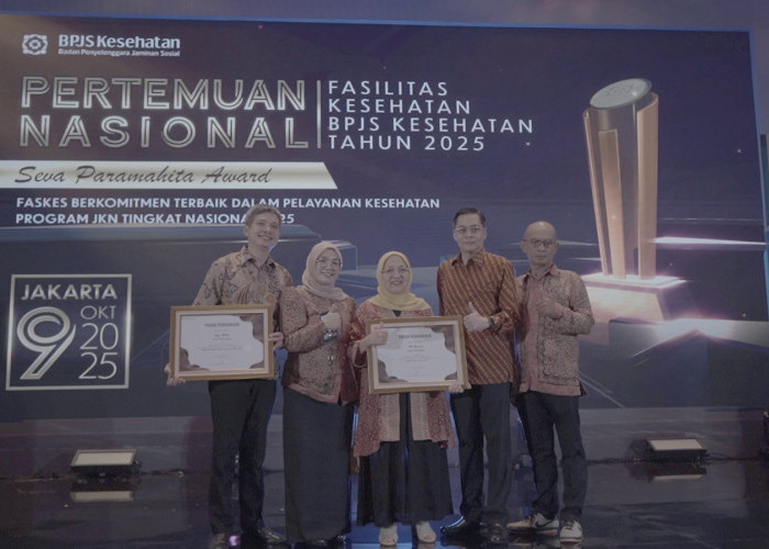 RS Bunda Palembang Raih Penghargaan Nasional Faskes Berkomitmen Terbaik dari BPJS 