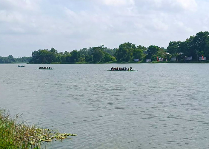 55 Tim Ikut Lomba Bidar Semarak HUT TNI Ke-80 Piala Pangdam II/Sriwijaya