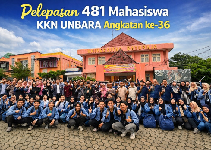 481 Mahasiswa Unbara Dilepas KKN Ke-Esktrans Batumarta