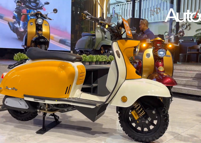 Bergaya Vespa Klasik, Desain 60-an, Royal Alloy GPS 245 Special Resmi Dirilis