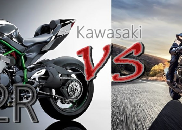 Ini Perbandingan Motor Kawasaki H2R Versus Kawasaki H2 