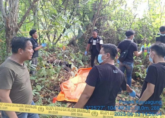 Warga OKI Heboh Penemuan Mayat Perempuan di Hutan